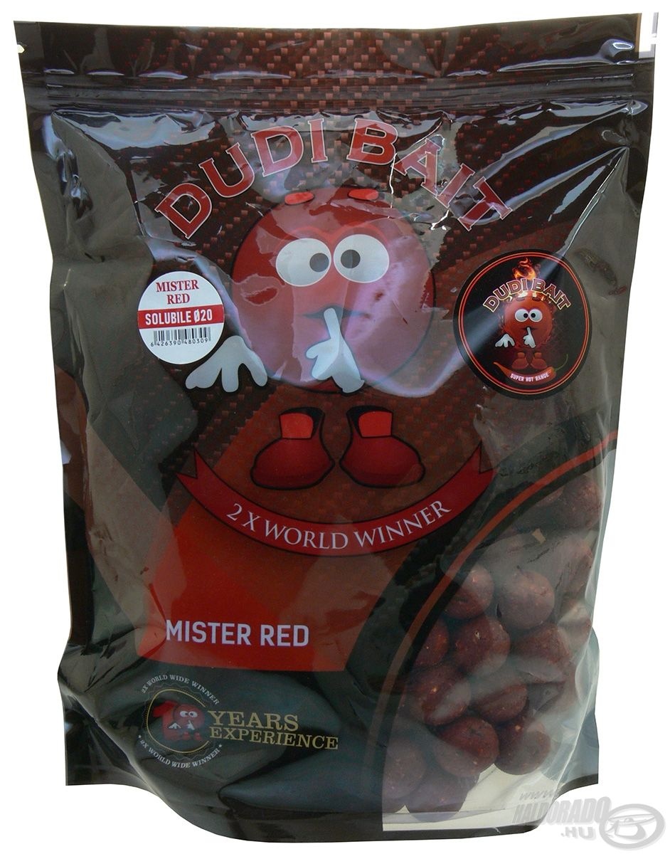 Dudi Bait Mister Red Super Hot Old D Kg Mm Haldor D Horg Sz