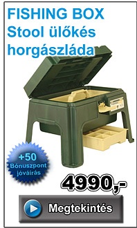 FISHING BOX Stool ülőkés horgászláda