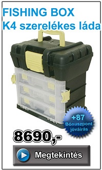 FISHING BOX K4 szerelékes láda