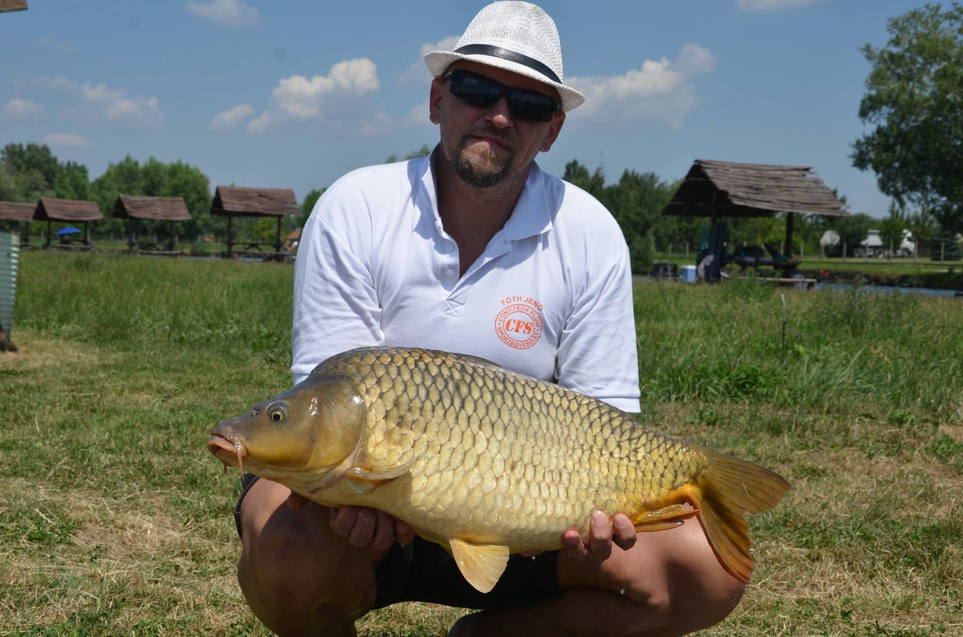 Tóth Jenő több mint 90 kiló halat terelt szákba a nyári forduló első napján!