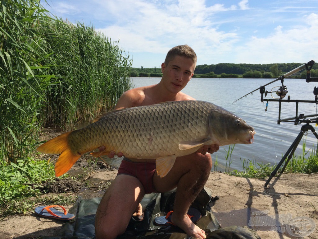 8,6 kg-os ponty a hirtelen jött melegben