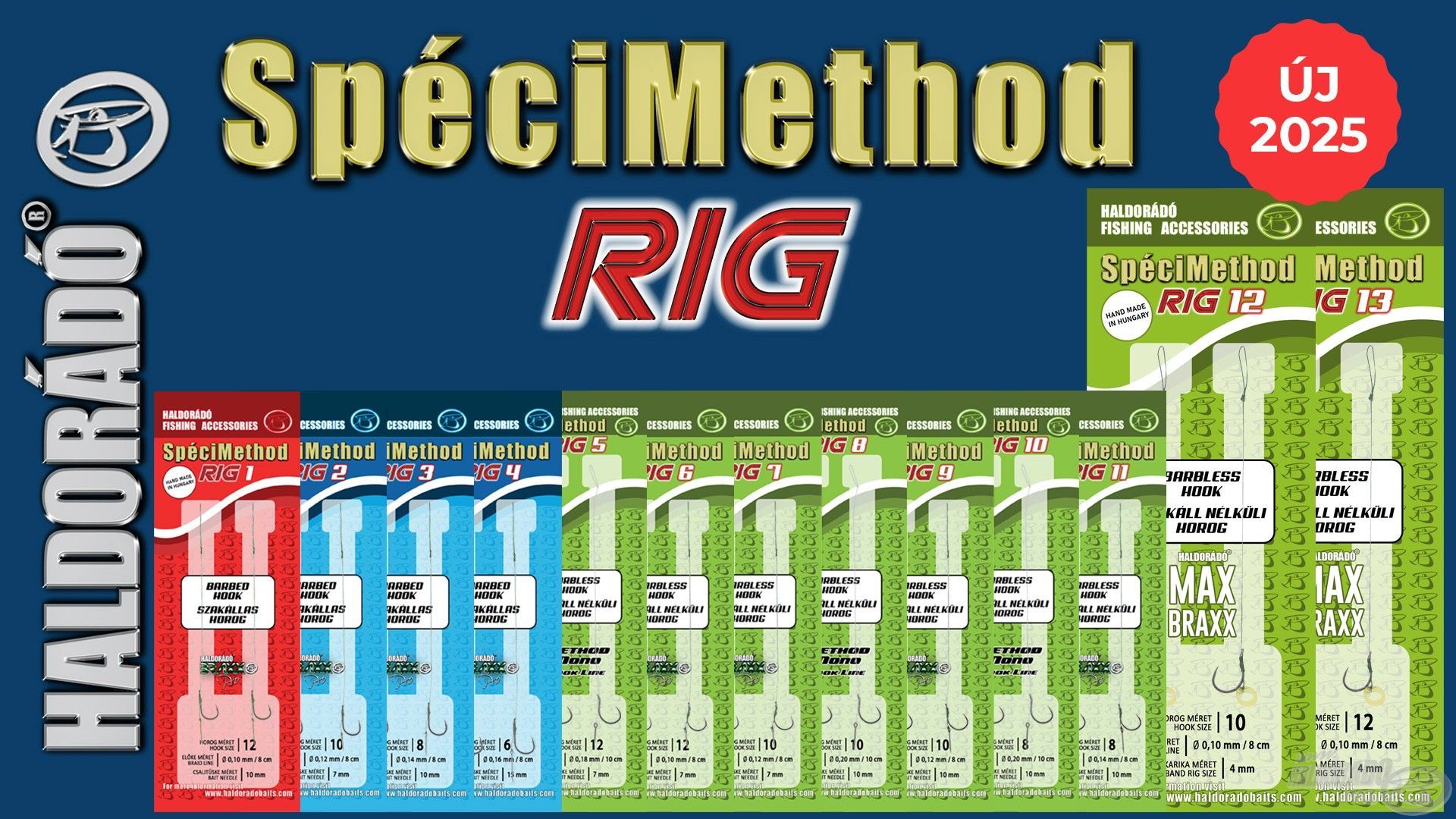 A SpéciMethod Rig kínálatunk csaligyűrűs horogelőkével bővült