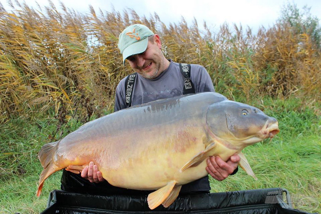  … új pontyrekordja 39,60 kg-mal