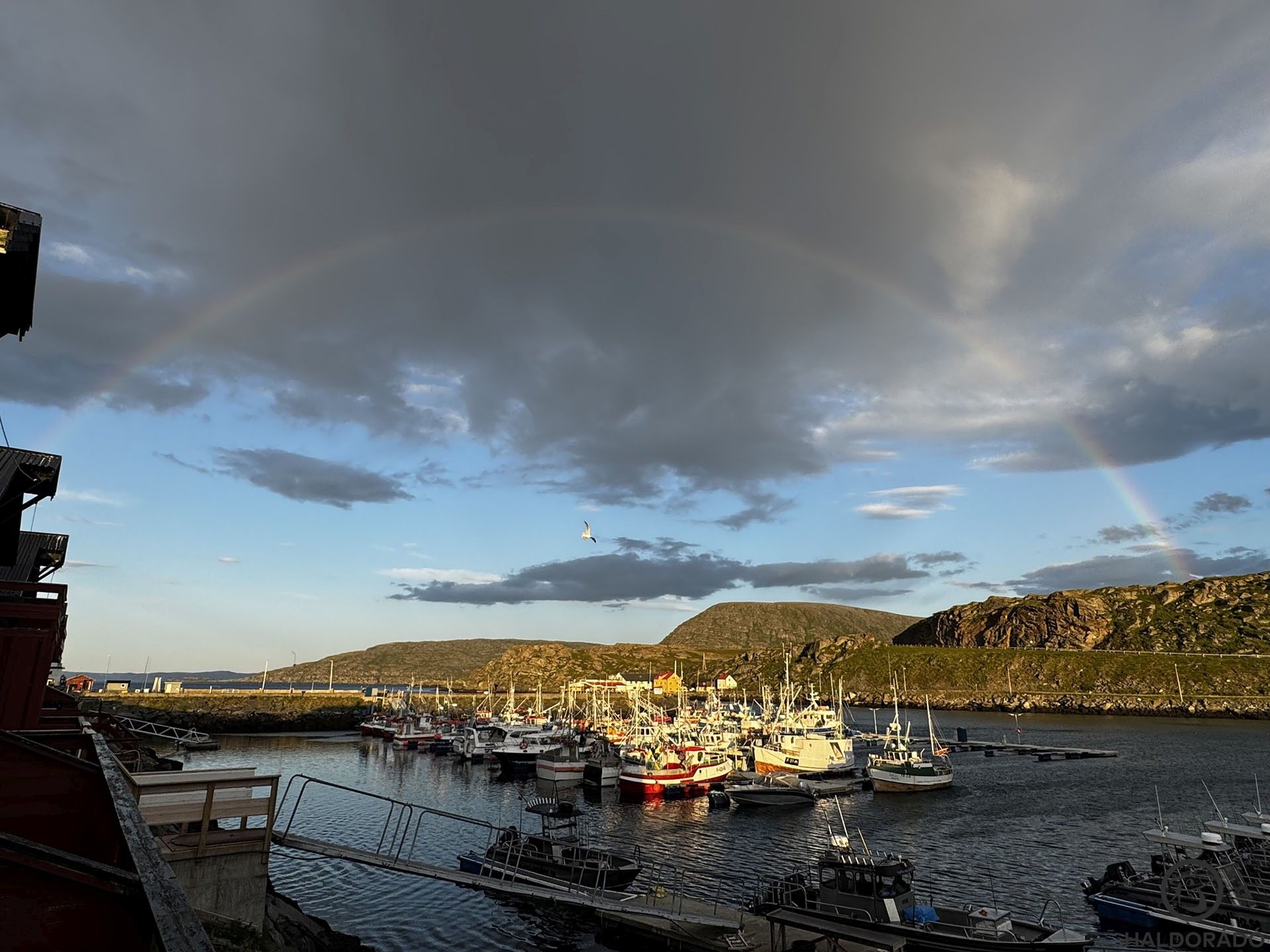 Szállásunk közvetlenül a vízparton, a hajókikötő mellett volt