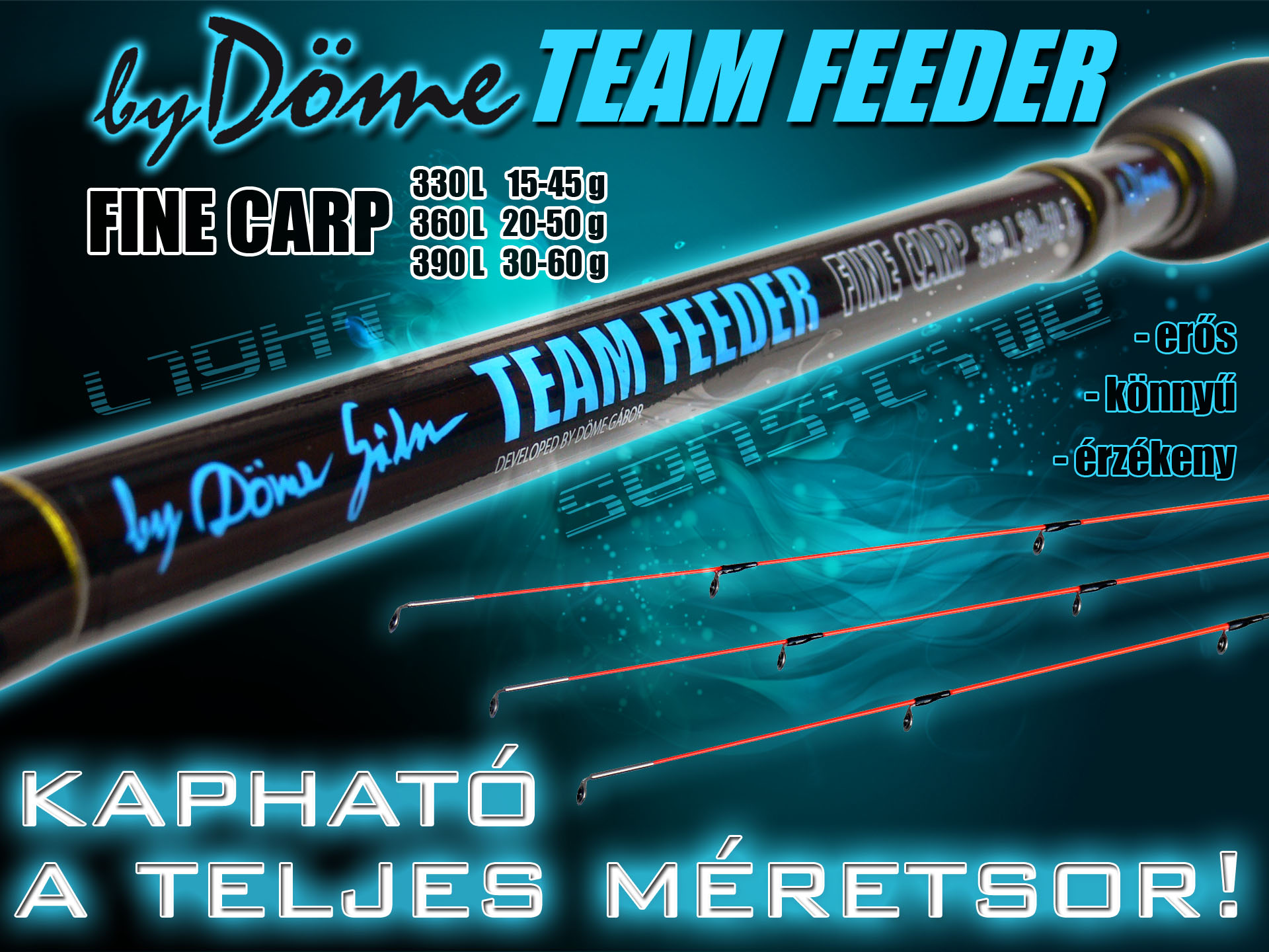 A By Döme TEAM FEEDER paletta legújabb tagja a Fine Carp Feeder botszéria