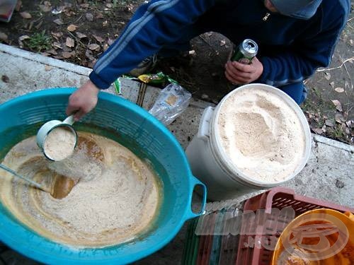 Fokozatosan szórjuk a lisztet (és közben gondoskodunk szervezetünk energia-ellátásáról)