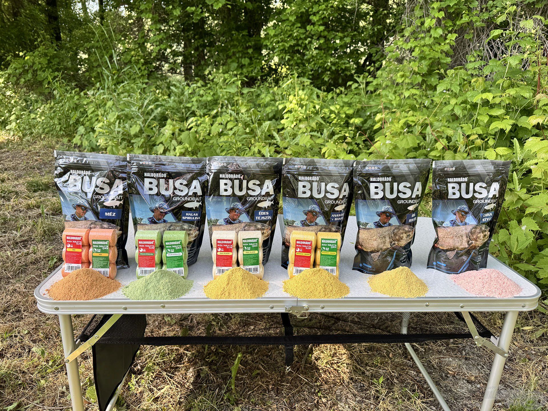 A hattagú Busa Groundbait család négy tagjának ízében már az előző években is elérhető volt Busa Tabletta