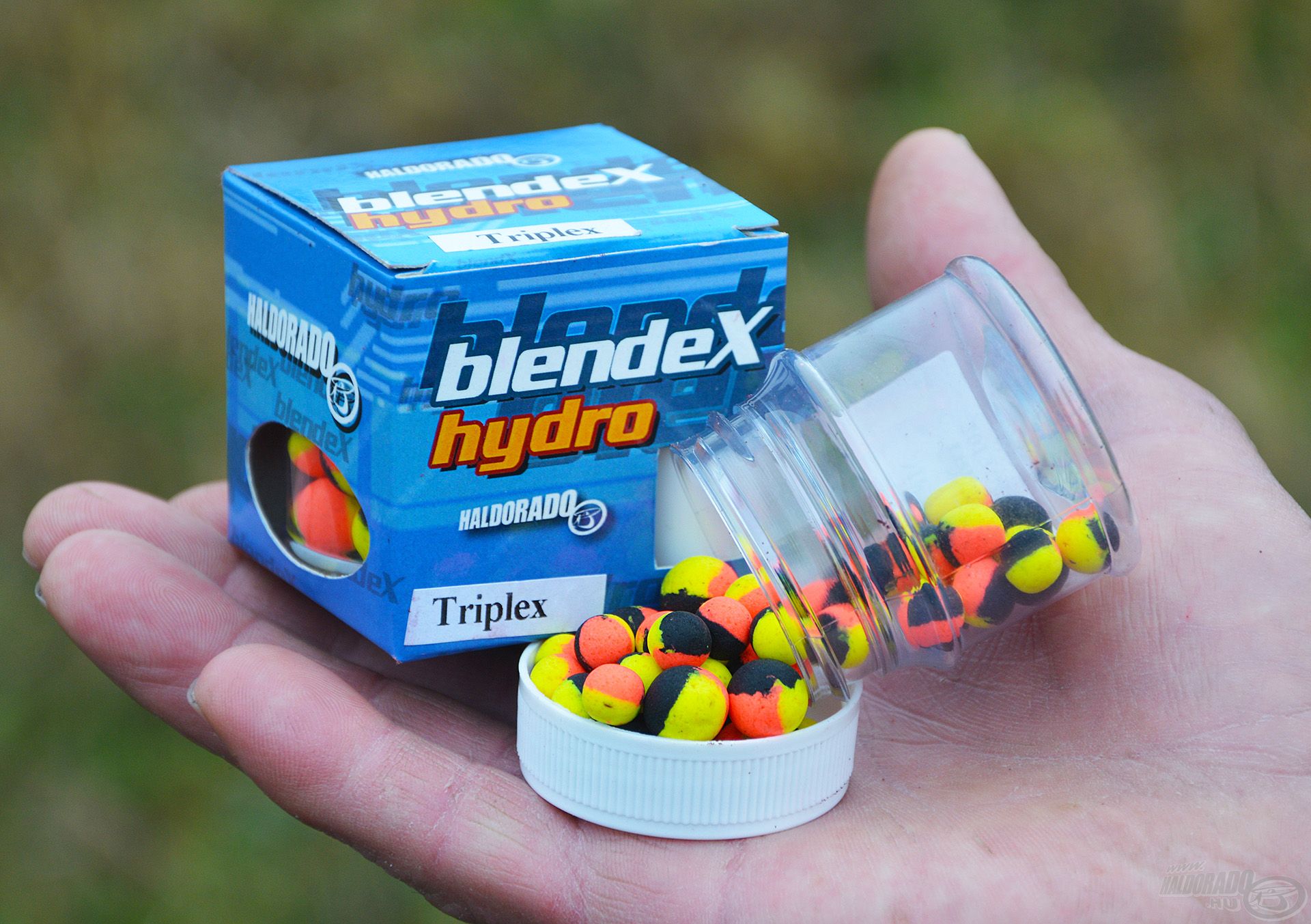 A csali 2 szem 10 mm-es BlendeX Hydro Method TripleX volt
