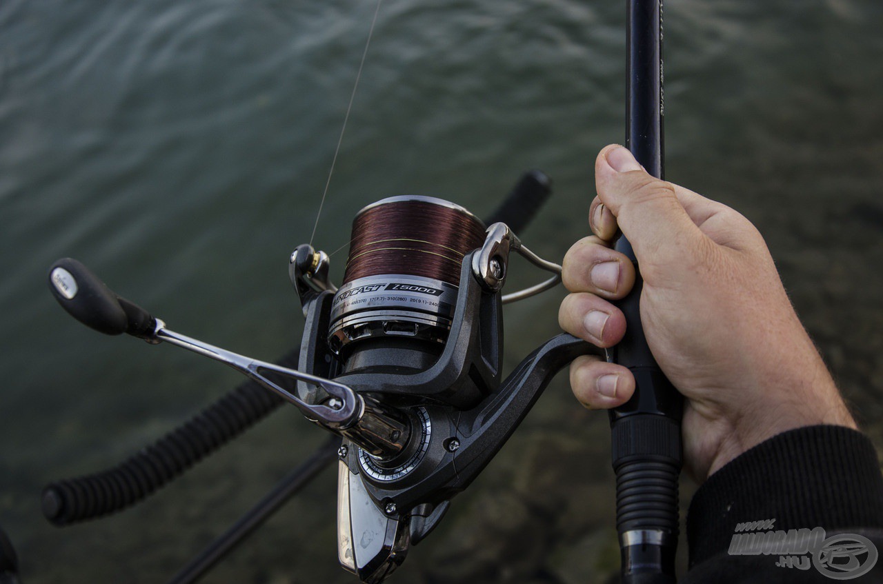 A Daiwa Windcast Z5000 orsó nemcsak a bojlis, hanem a folyóvízi horgászatok során is megállja a helyét