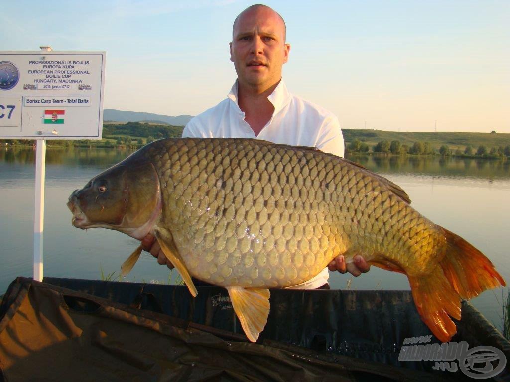 Óriási kezdés, ilyen még nem volt a Maconka Kupák történetében: Boros Ákos tőpontya 18,30 kg!