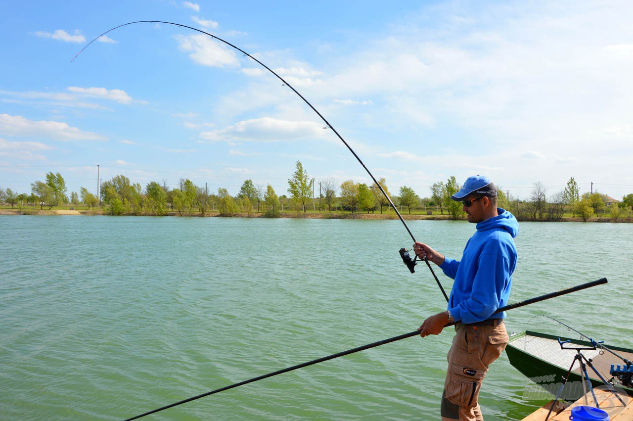 A hal utolsó kirohanásait is jól lereagálja a Gotama Carp Feeder