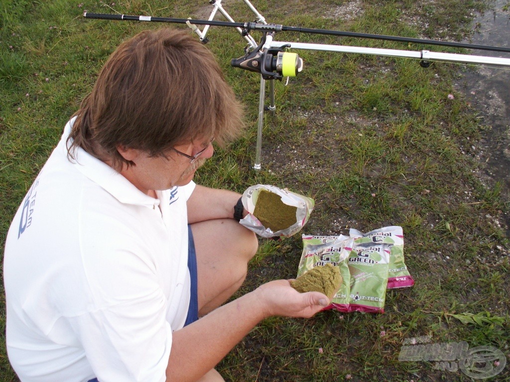 A Bait-Tech Special ’G’ Green etetőanyag a GPS 90 hallisztnek köszönhetően kiváló a bojlis horgászatok során is!