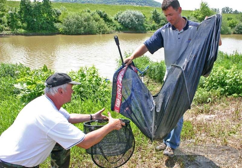 Még nem tudja, de az abszolút győztes Gábor András viszi a halát mérlegelni