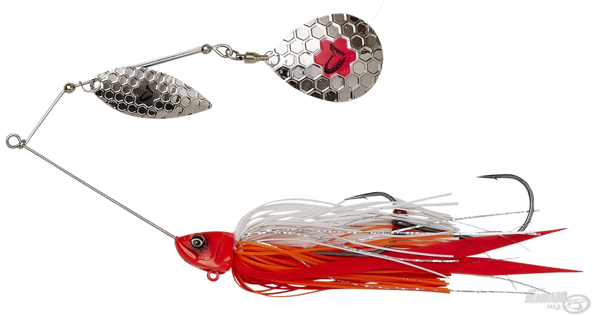 Savage Gear DaBush Spinnerbait Sinking - Red Head Silver