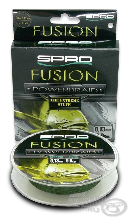 A Spro Fusion Powerbraid olyan fonott pergető zsinór, amely vékonyabb méretei dobóelőkének is remekül használhatók