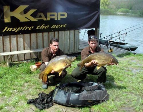 A második helyezett K Karp új csapatként jó eredményt produkált az I. Gigant Baits Bojlis Találkozón