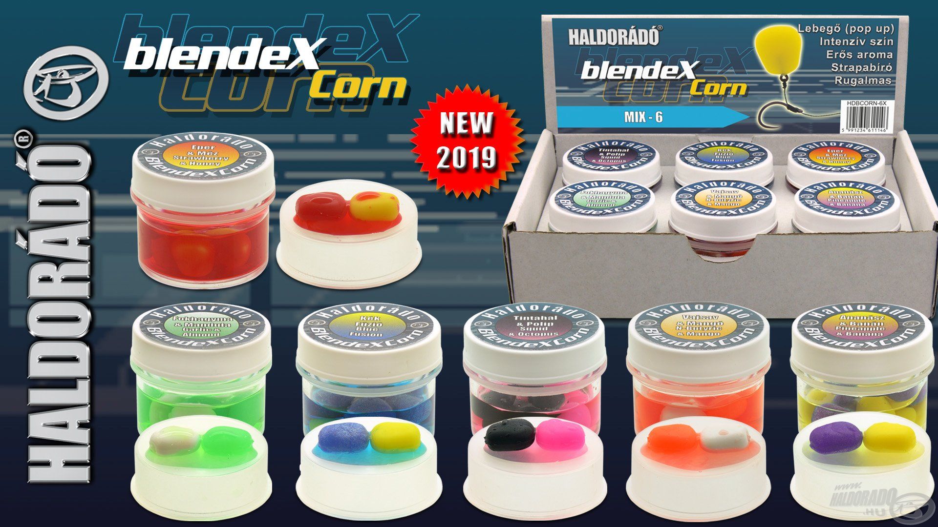 Íme, a BlendeX csalik feltűnő színeivel és intenzív aromáival készült új gumikukorica család, a BlendeXCorn!
