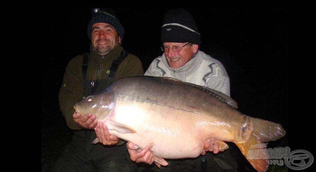 A jelenlegi tórekord tükörponty, amelynek pontos súlya 26,34 kg!