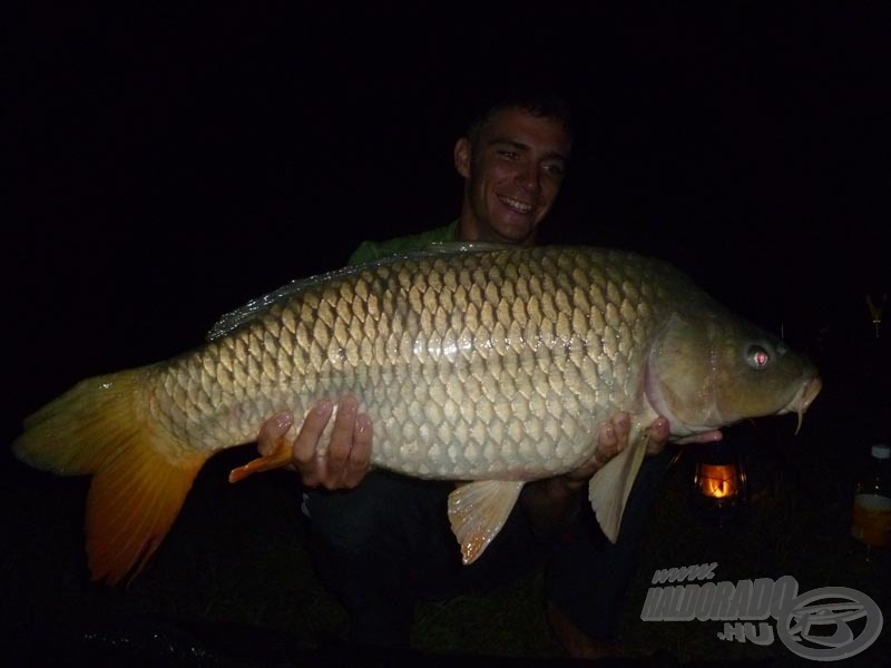 … és egy 9,55 kg-os hal közreműködésével