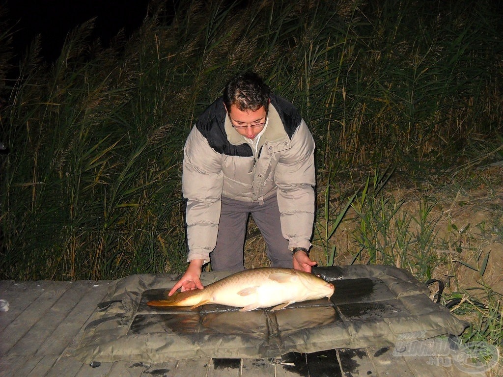 A 10,5 kg-os tőponty a matracon