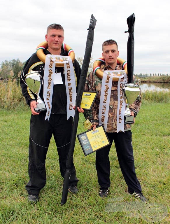 III. helyezett csapat: Já-Ger Carp Team