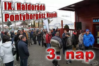 IX. Haldorádó Pontyhorgász napok 3. nap beszámoló