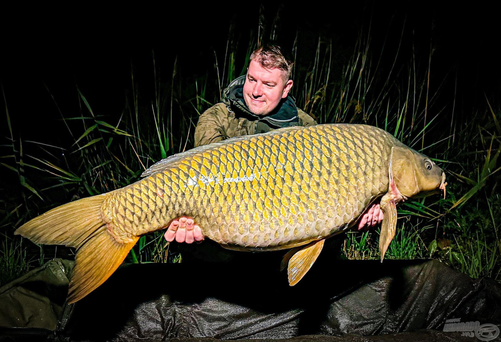 Első halam a bányatóból pár deka híján 20 kg!