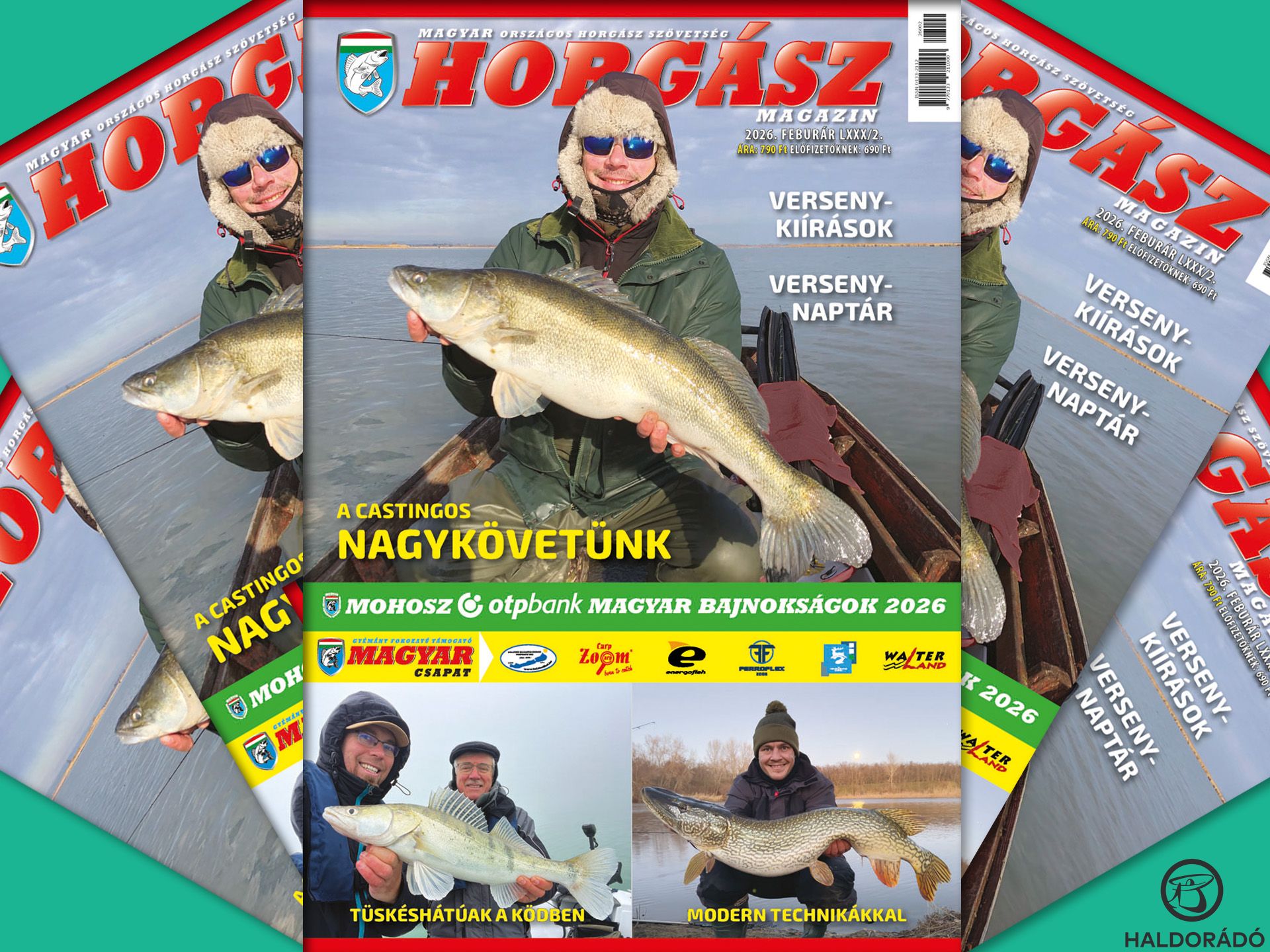 Megjelent a Magyar Horgász 2026. februári száma