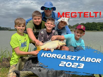 MEGTELT! - Gyermek horgásztábor Kiskunhalason 2023