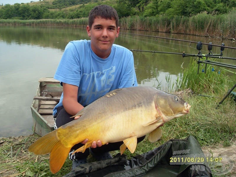 A fokhagymás (főtt)kukorica legnagyobb „áldozata” a túrán, 7,9 kg