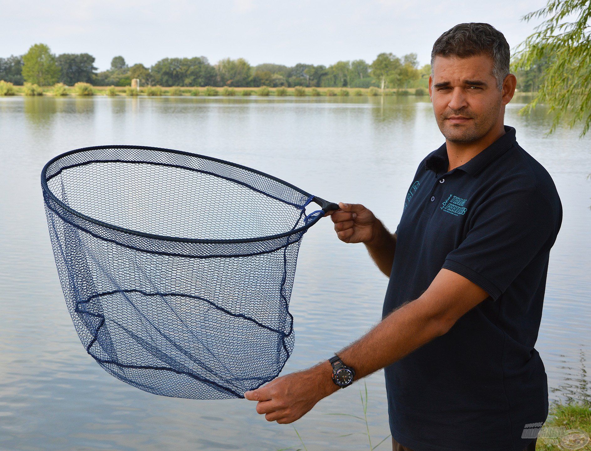 A By Döme Carp-5 típusú merítő fej alkalmas a 10+-os halak biztonságos merítéséhez is