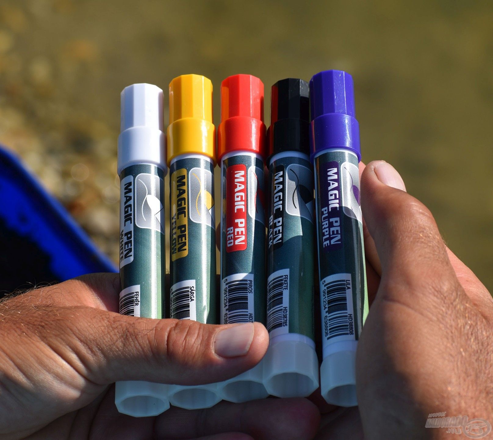 Az új Magic Pen - Zsinórjelölő filc a horgászzsinóron a dobástávolság megjelölésére szolgál