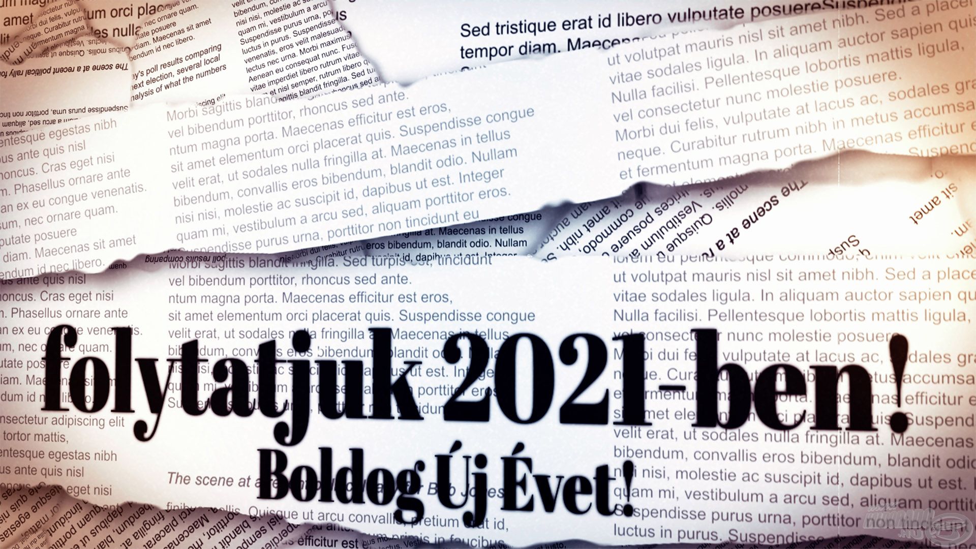 Horgászsikerekben gazdag boldog új évet kívánunk valamennyi látogatónknak, vásárlónknak!