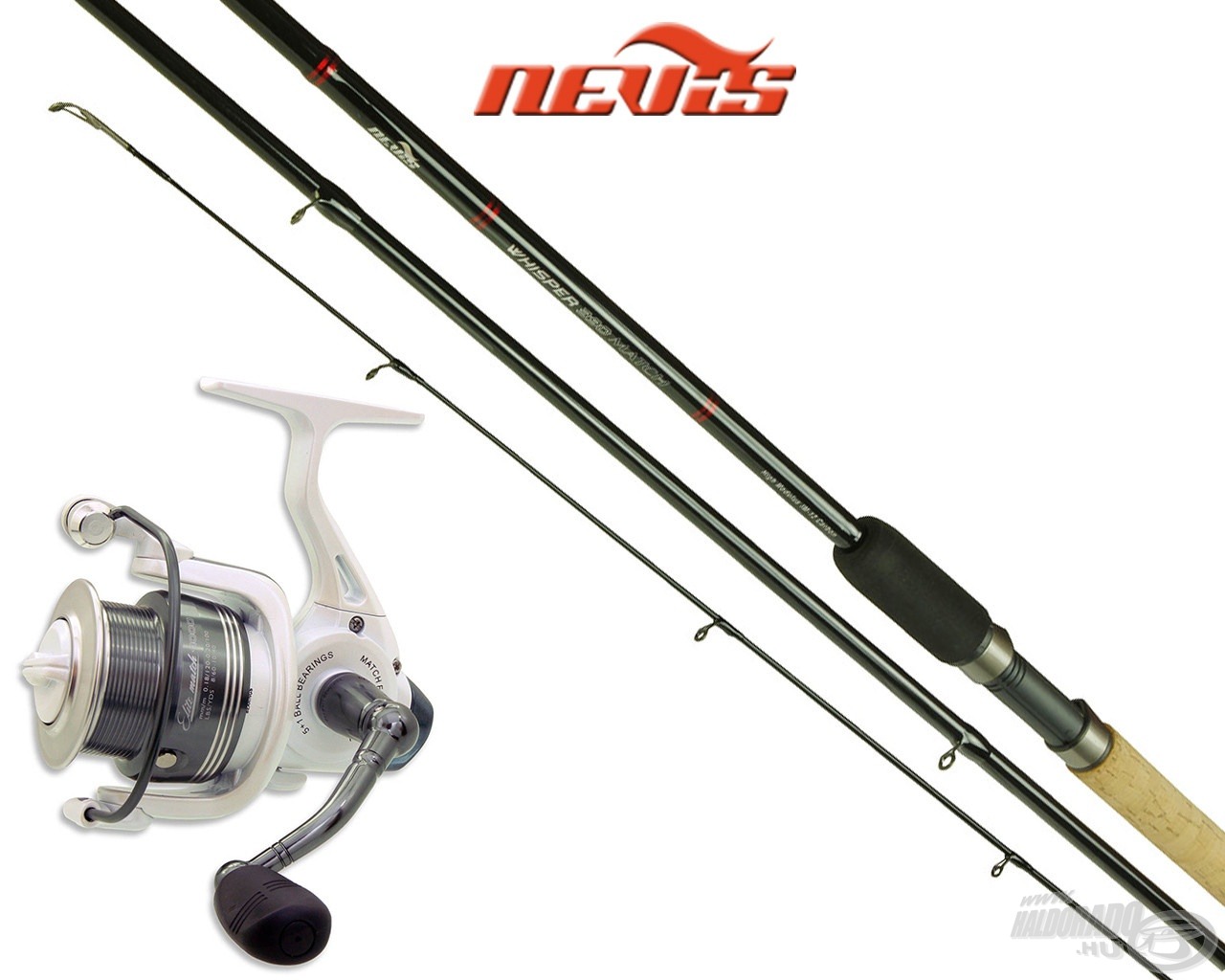 Igazán összeillő páros a Whisper Power Carp Match 360 bot és az Elite Match 40 orsó