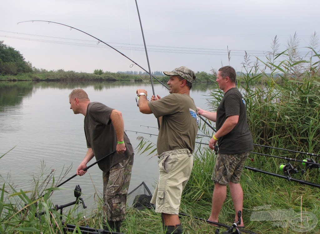 Az Allianz-Halcapone Carp Team hatalmas tempóban kezdte meg a versenyt