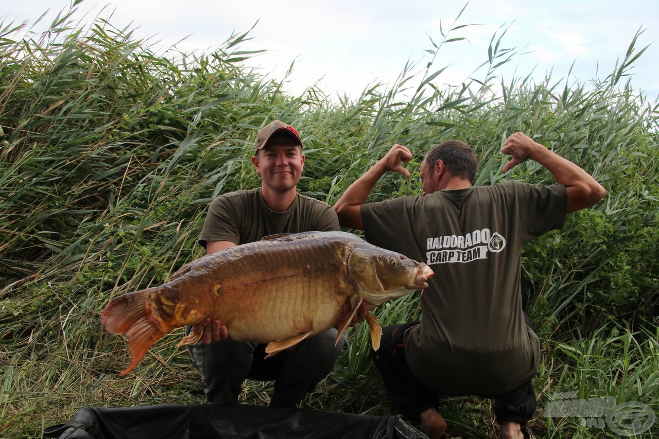 Ben már pontosan tudja, mire képes a Haldorádó Carp Team, ezáltal jó hírünket viszi Angliába