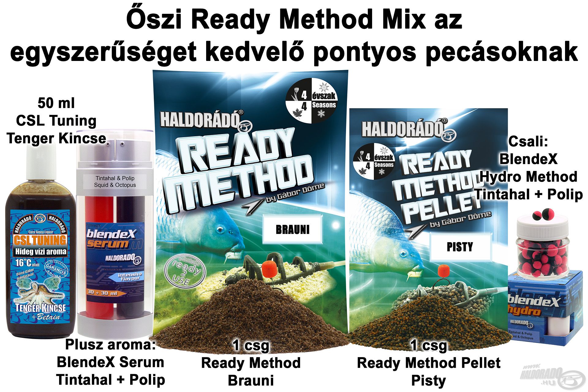 Őszi Ready Method Mix az egyszerűséget kedvelő pontyos pecásoknak