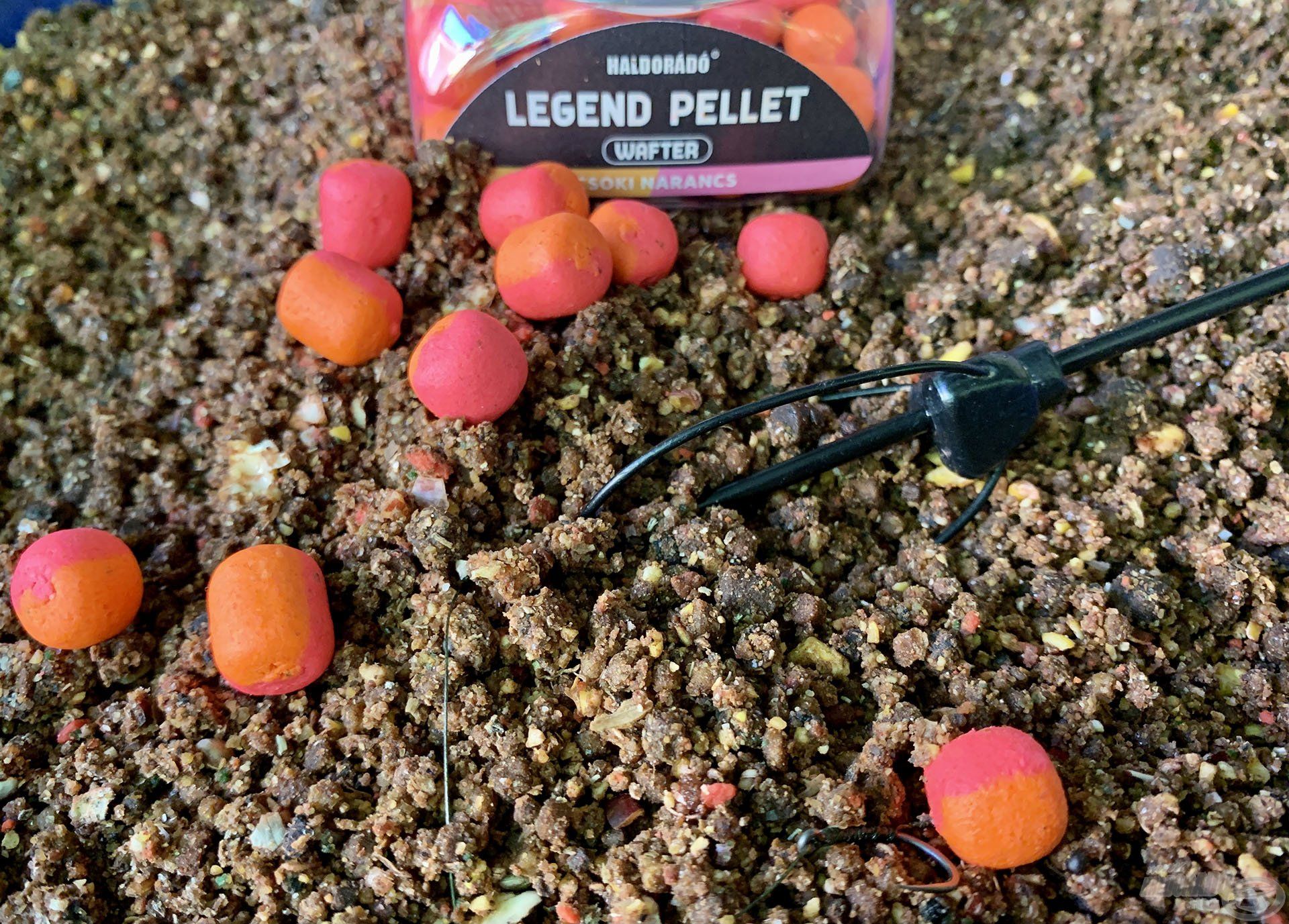A Legend Pellet Wafter - Csoki Narancs került bele ebbe az összeállításba, amely közkedvelt ízvilágú pontycsali