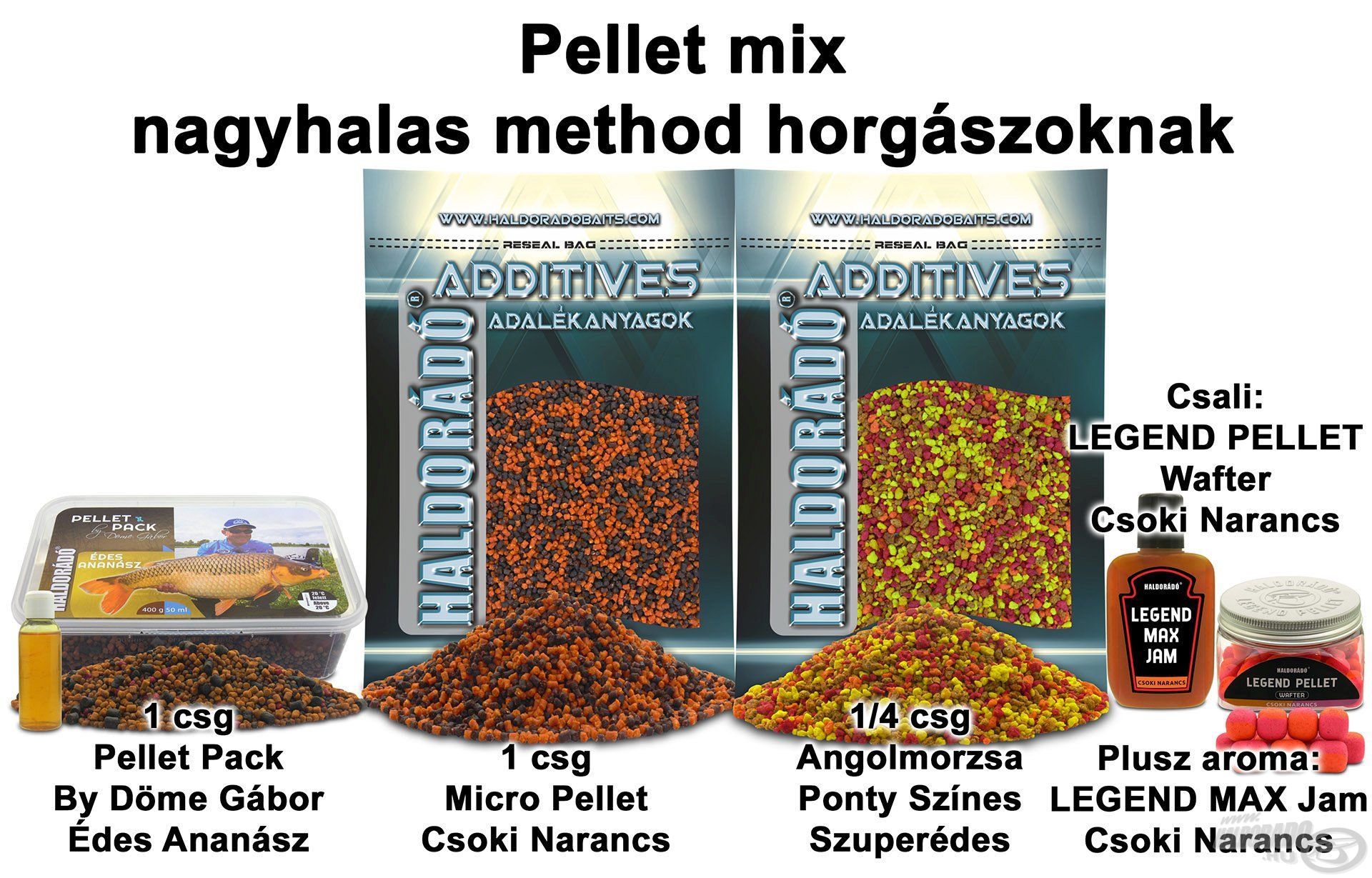 Pellet mix nagyhalas method horgászoknak