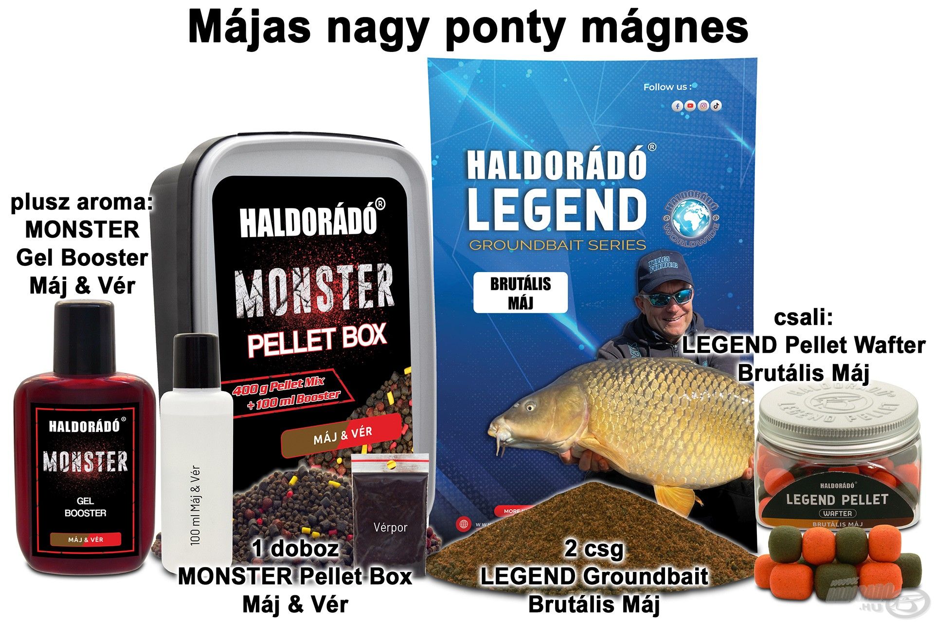 Májas nagy ponty mágnes