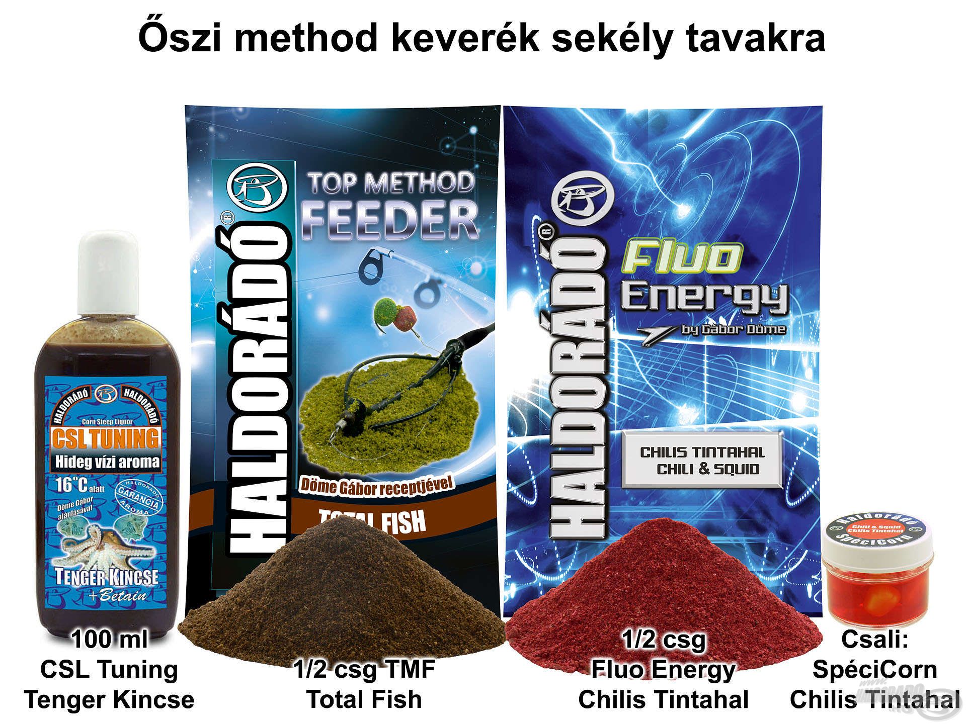 Őszi method keverék sekély tavakra