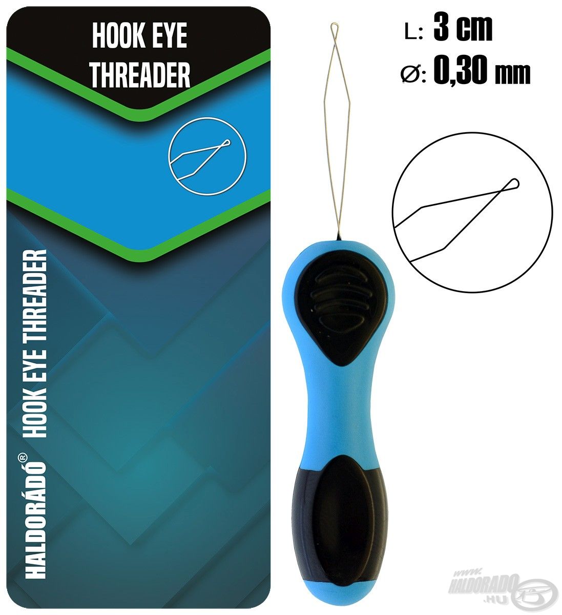 Hook Eye Threader – Zsinórbefűző, amely a legkisebb lyukakba is befér