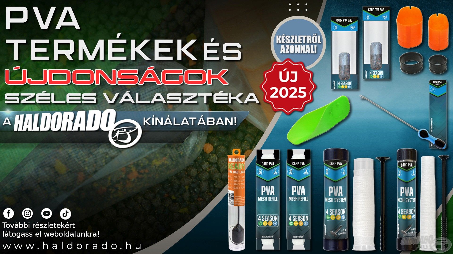 PVA kiegészítők széles választéka
