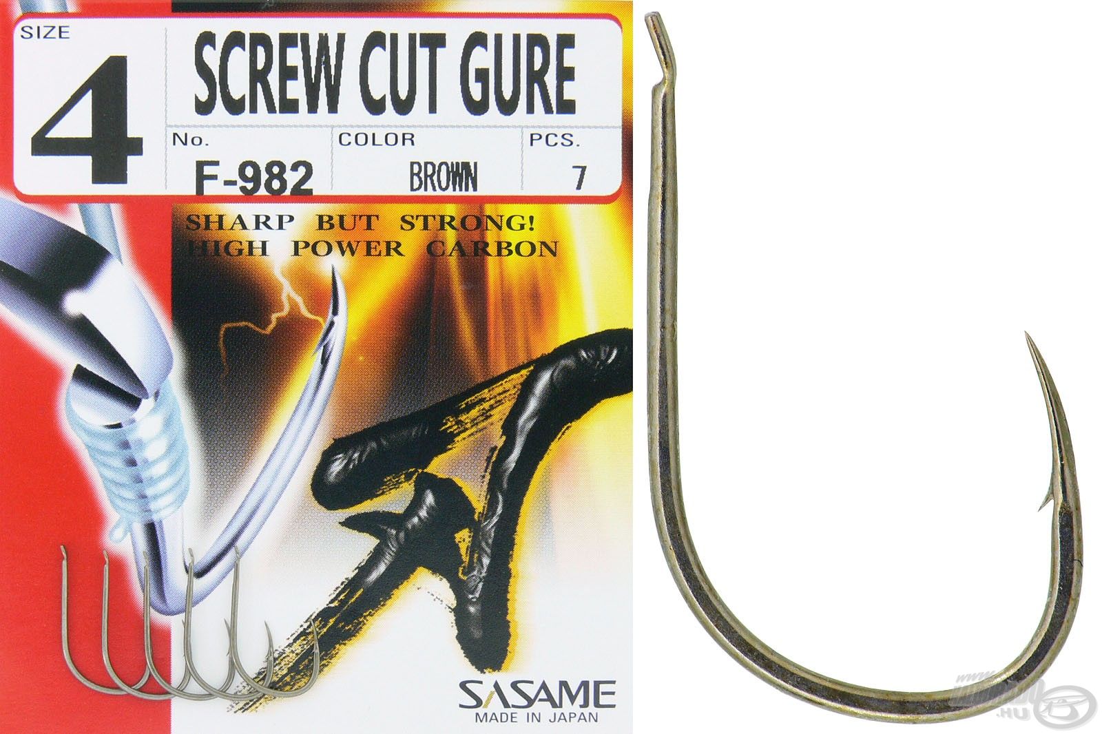 A Screw Cut Gure kerek öblű, könnyű horog, amely a feederbotos horgászok számára lehet jó választás. Ideális a Soft Pelletes method horgászathoz!