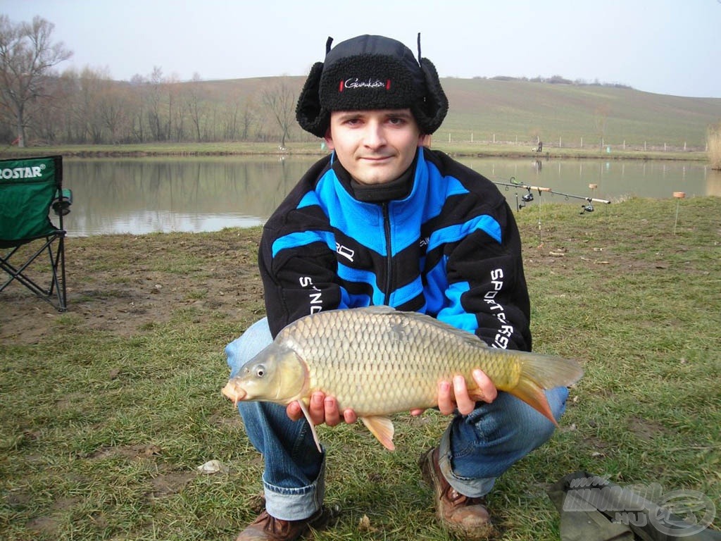 2,12 kg a második ponty súlya