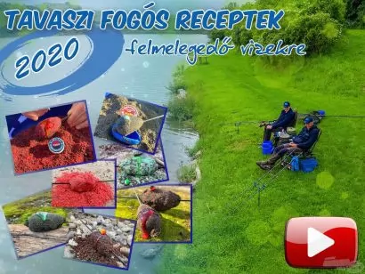 Tavaszi fogós receptek felmelegedő vizekre 2020