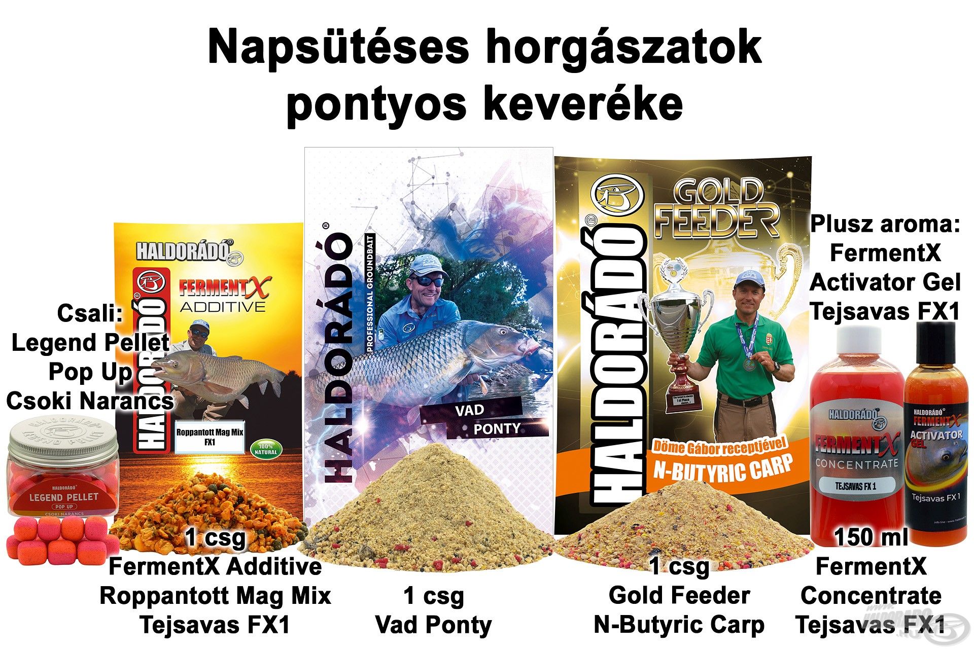 Napsütéses horgászatok pontyos keveréke