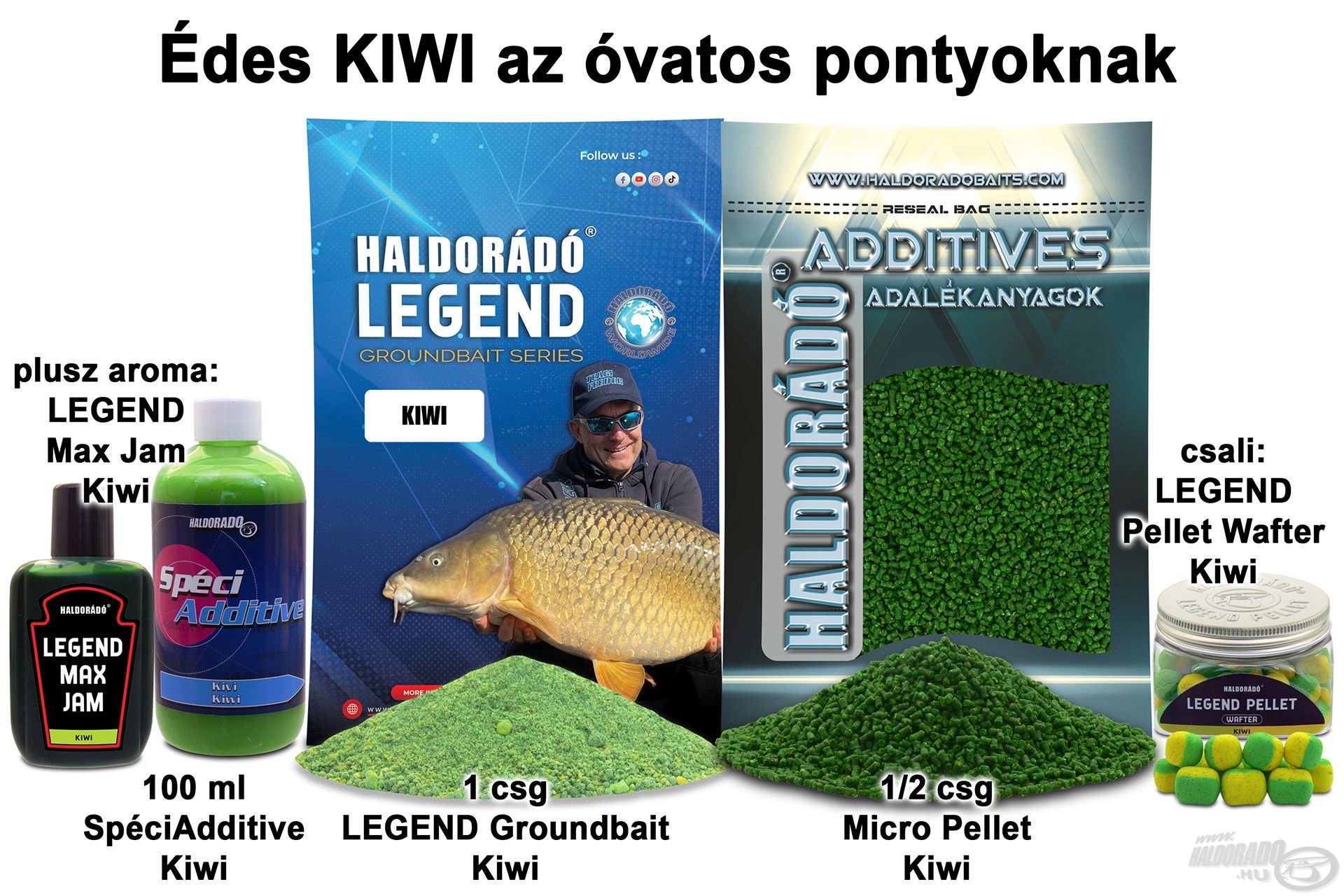 Édes KIWI az óvatos pontyoknak