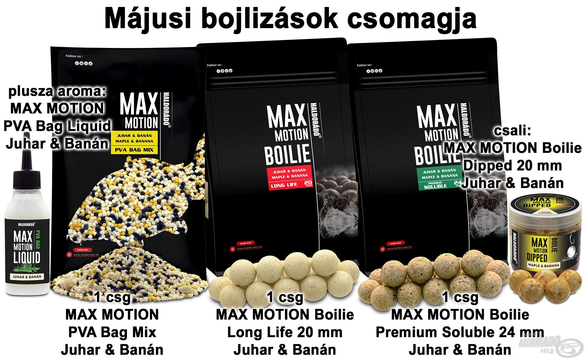 Májusi bojlizások csomagja