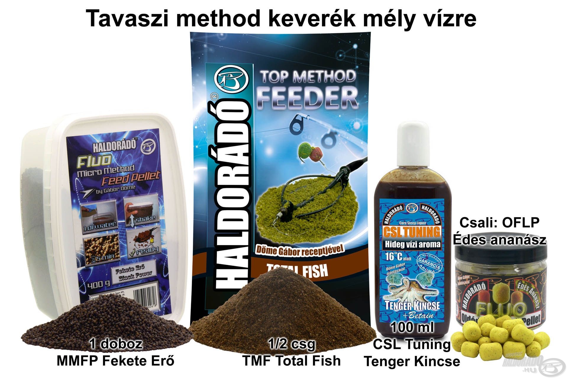 Tavaszi method keverék mély vízre